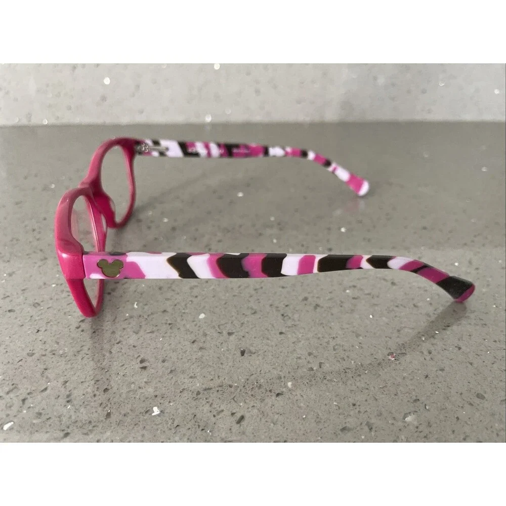 Disney Eyeglasses Frames ONLY 3E 2003 1432 46-16-130 Pink/Multi Full Rim Square